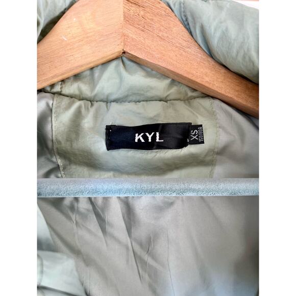 KYL Active Quilted Green Puffer Jacket - Picture 7 of 13